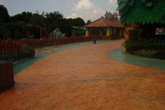 兒童公園道路-彩色透水地